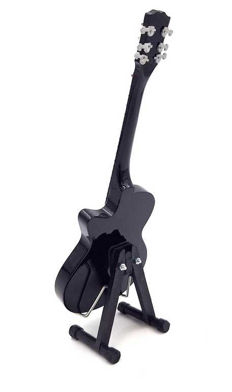 Mini dekoratyvinė mahagoninė gitara, kolekcinė 24,5 cm, Taylor Swift gerbėjams
