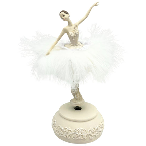 Muzikinė dėžutė „Gulbių ežeras“ su besisukančia balerina, 23,5 cm