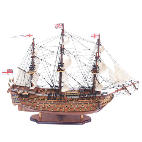 Didelis burlaivio HMS Prince modelis 94 cm, rankų darbo
