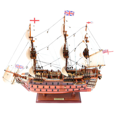 Burlaivio HMS Victory modelis 54 cm, surinktas, rankų darbo