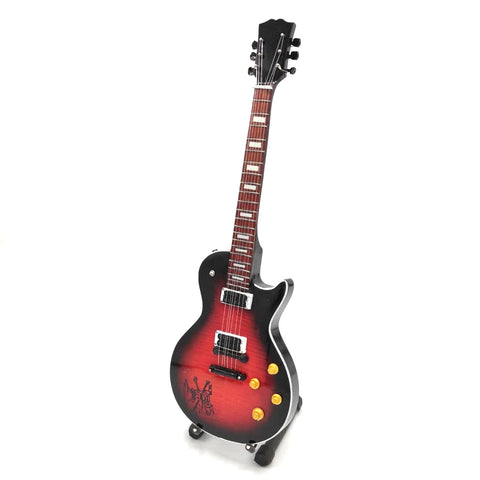 Rankų darbo miniatiūrinė Slash gitara – Guns N’ Roses, 1:4, kolekcinė