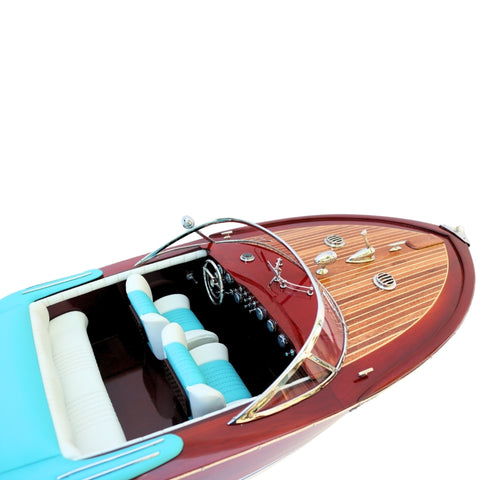 Prabangus 87 cm medinis Riva Aquarama katerio modelis