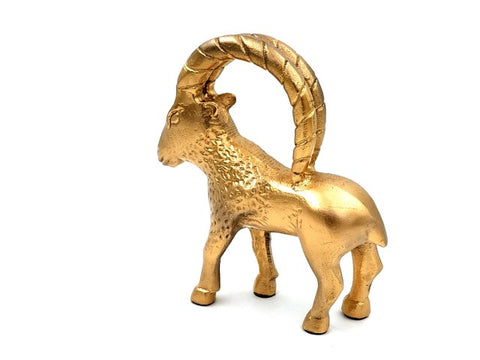 Auksinė zodiako Ožiaragio figūrėlė – elegantiška dovana namams