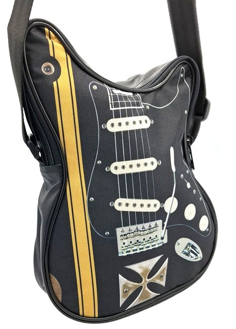 Gitara formos vandeniui atspari petinė rankinė su Maltos kryžiumi