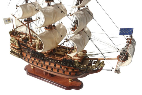 Prabangus burlaivio Soleil Royal modelis 65 cm, rankų darbo