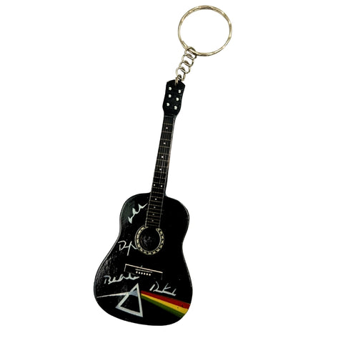 Pink Floyd gitaros raktų pakabukas – Dark Side Tribute, mahoninis