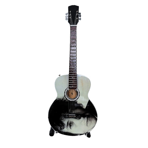 Bob Dylano įkvėpta miniatiūrinė gitara – mahagonas, kolekcinė dovana