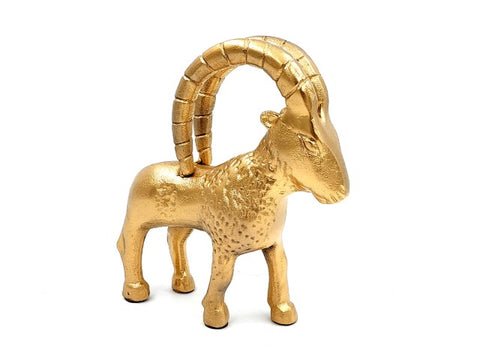 Auksinė zodiako Ožiaragio figūrėlė – elegantiška dovana namams