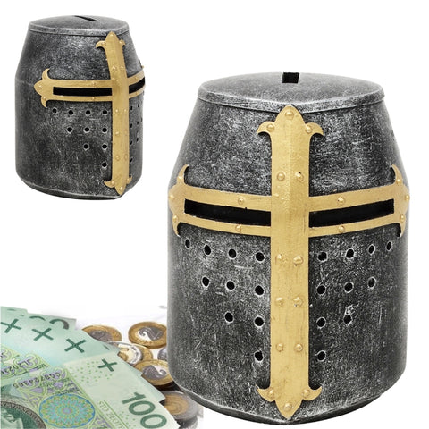 Kryžiuočio šalmo taupyklė – dovana istorijos ir viduramžių gerbėjams