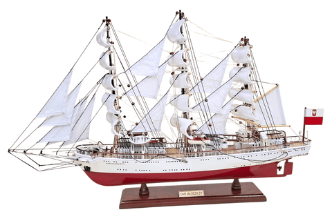 Burlaivio Dar Młodzieży modelis XXL 71 cm, rankų darbo