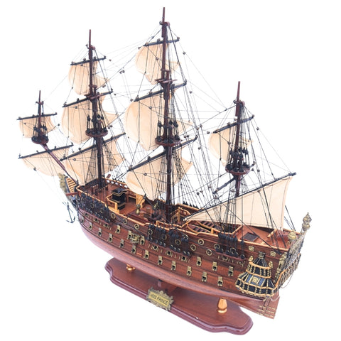 Didelis burlaivio HMS Prince modelis 94 cm, rankų darbo