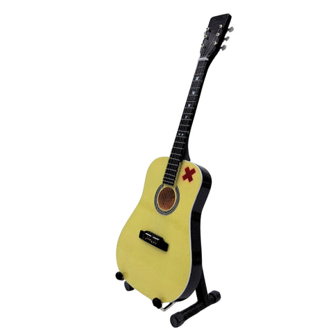 Kolekcinė mini gitara Ed Sheeran stiliaus, mahagonas, 27,5 cm