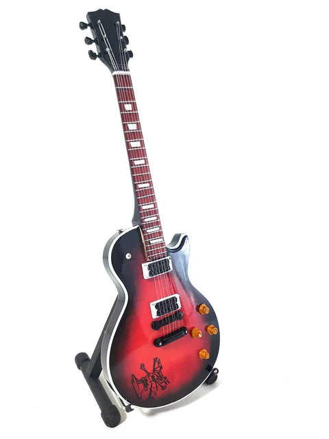 Rankų darbo miniatiūrinė Slash gitara – Guns N’ Roses, 1:4, kolekcinė