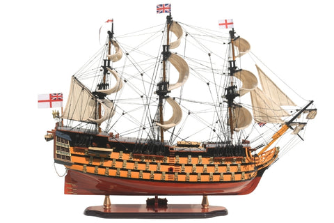 Išskirtinis burlaivio HMS Victory modelis 80 cm, rankų darbo