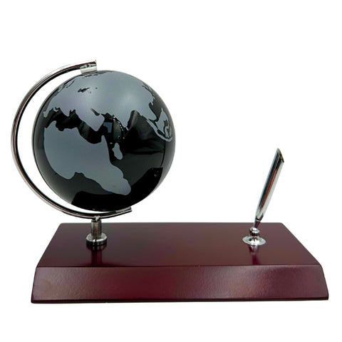 Biuro stalo rinkinys: gaublys ir rašiklio laikiklis – dovana vadovui