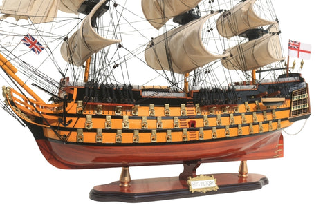 Išskirtinis burlaivio HMS Victory modelis 80 cm, rankų darbo