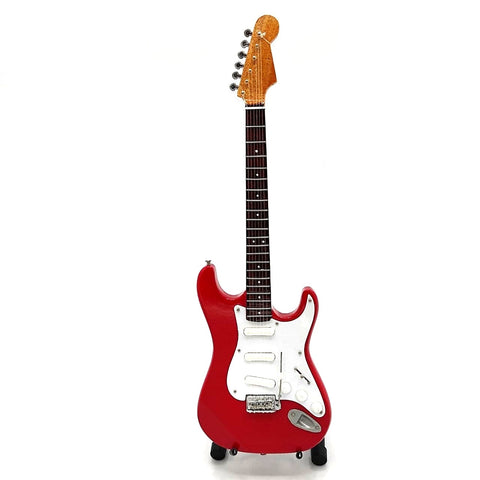 Mini gitara Dire Straits Mark Knopfler, rankų darbo, mahagonas, kolekcinė dovana