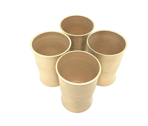 4 vnt. žalvarinės matinės degtinės taurelės, 50 ml – dovanai, kelionėms
