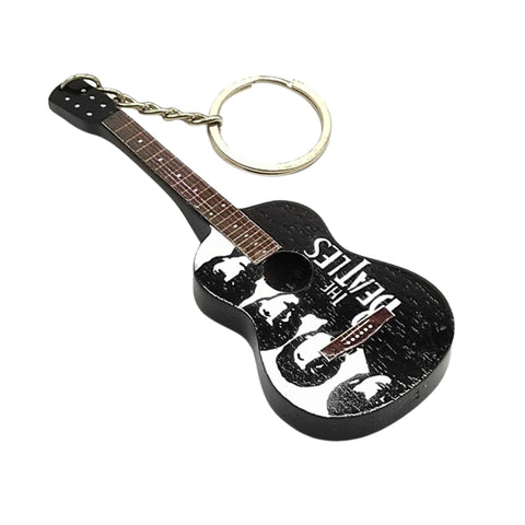 "The Beatles" gitaros raktų pakabukas iš mahagono – dovana gerbėjui