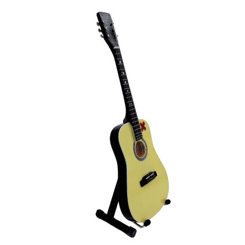 Kolekcinė mini gitara Ed Sheeran stiliaus, mahagonas, 27,5 cm
