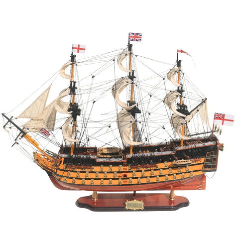 Išskirtinis burlaivio HMS Victory modelis 80 cm, rankų darbo