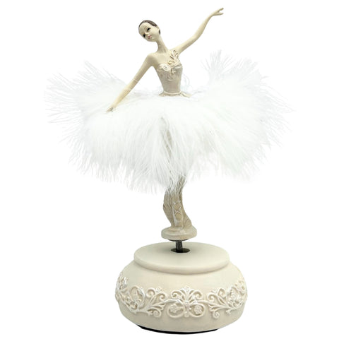 Muzikinė dėžutė „Gulbių ežeras“ su besisukančia balerina, 23,5 cm