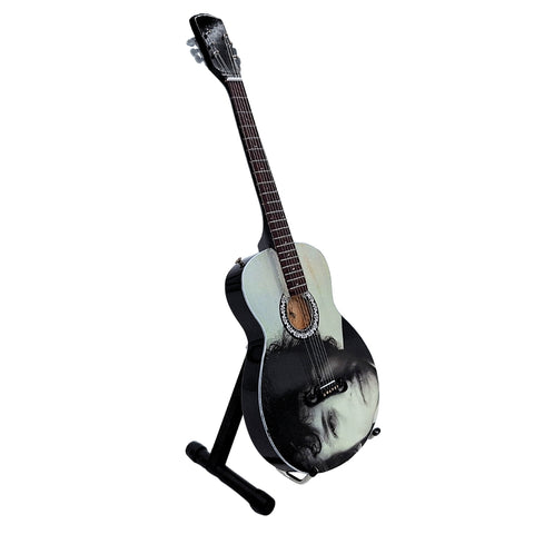 Bob Dylano įkvėpta miniatiūrinė gitara – mahagonas, kolekcinė dovana