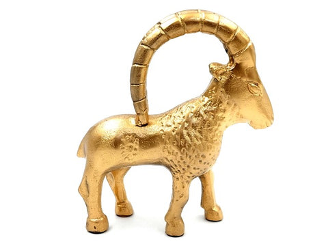 Auksinė zodiako Ožiaragio figūrėlė – elegantiška dovana namams