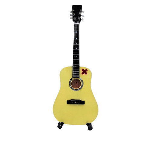 Kolekcinė mini gitara Ed Sheeran stiliaus, mahagonas, 27,5 cm