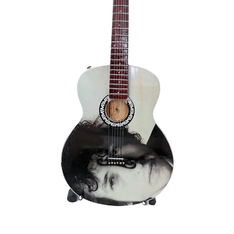 Bob Dylano įkvėpta miniatiūrinė gitara – mahagonas, kolekcinė dovana