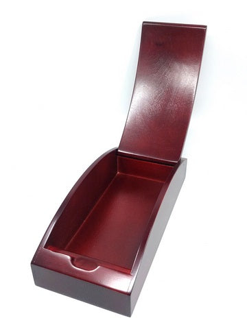 Medinė dėžutė 21×9×5,5 cm, vyšninė – stilinga papuošalams ir smulkmenoms