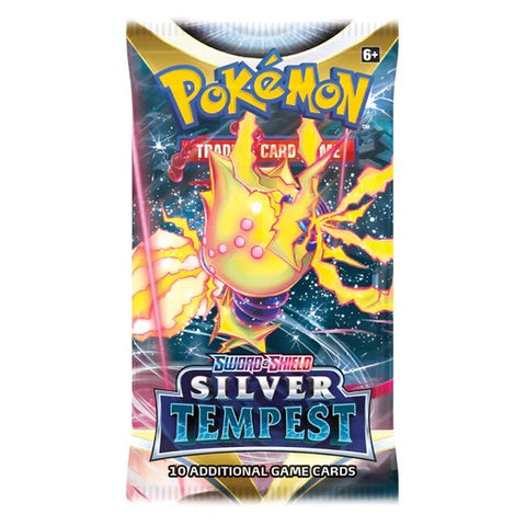 Pokémon TCG Silver Tempest papildymo pakelis (10 kortų) – Sword & Shield