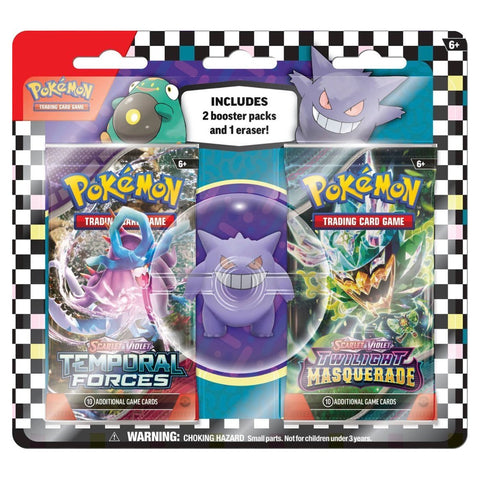 Pokémon TCG Scarlet & Violet Gengar trintuko booster rinkinys vaikams