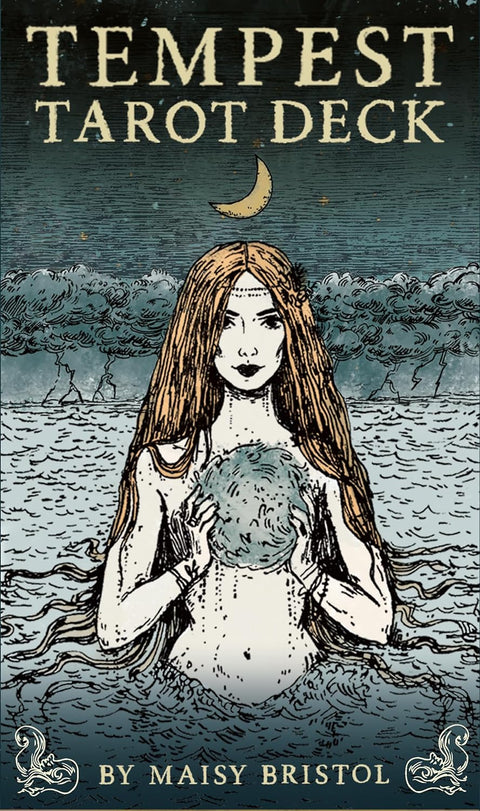 Tempest Tarot kortos – jūrinė kaladė, 78 kortos + reikšmių knygelė