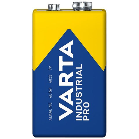 VARTA Industrial 9V šarminės baterijos 20 vnt. – ilgai veikianti energija