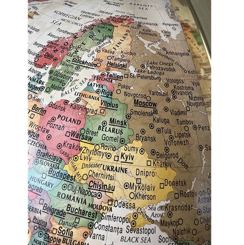 Antikinis pastatomas gaublys su apšvietimu 50 cm, anglų kalba (EN)