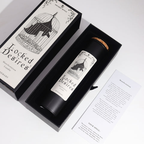 Ancient Witch Locked Desires žvakė – rozmarinų kvapas, manifestacijai