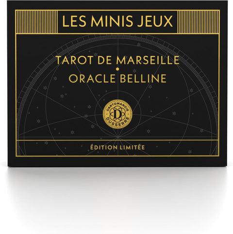 Mini Tarot de Marseille kortos prancūziškos, kolekcinis burtų rinkinys