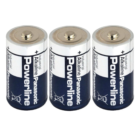 Panasonic Powerline Industrial D LR20 šarminės baterijos, 3 vnt.