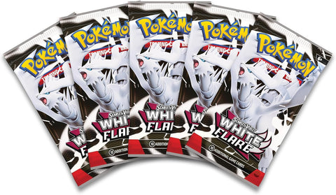 Pokémon TCG Scarlet & Violet: White Flare segtuvo rinkinys, 5 pakeliai (EN)