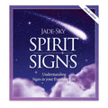 Knyga Spirit Signs autorės Jade‑Sky, violetinis viršelis su kometa ir debesimis, eBook leidimo viršelis