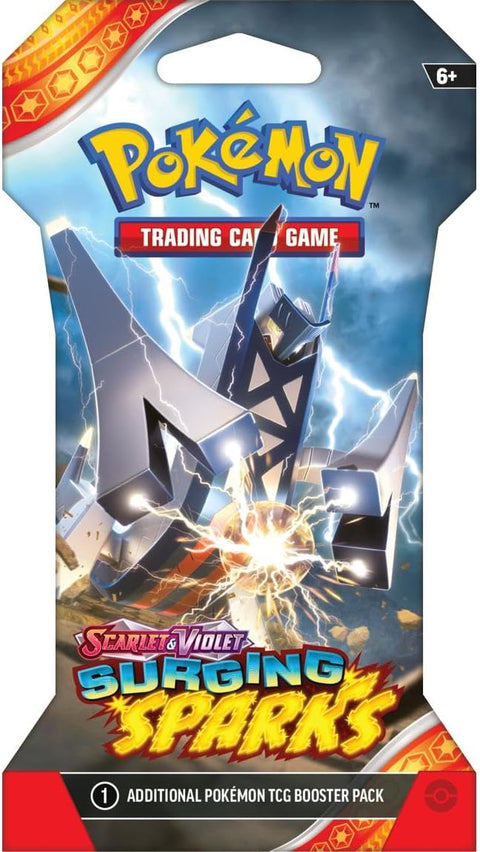 Pokemon Scarlet & Violet Surging Sparks papildymo pakelis 10 kortų (EN)
