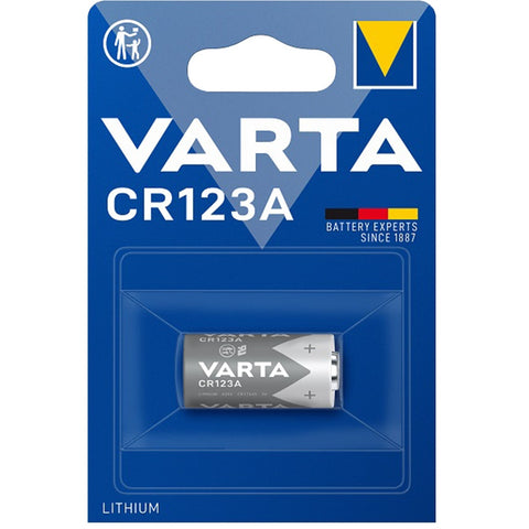 Varta CR123A 3V ličio baterija fotoaparatams ir žibintuvėliams
