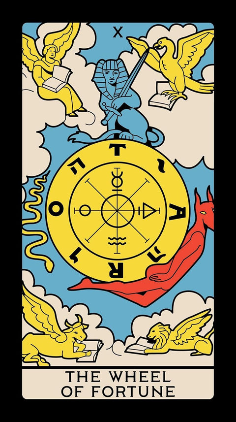 Mini Rider–Waite–Smith taro kaladė (78 kortos) su knygele – Findhorn Press