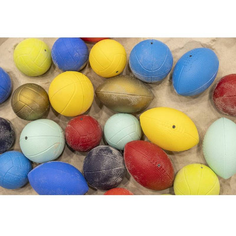 Mini krepšinio kamuolys 11 cm vaikams – minkštas, atsparus vandeniui