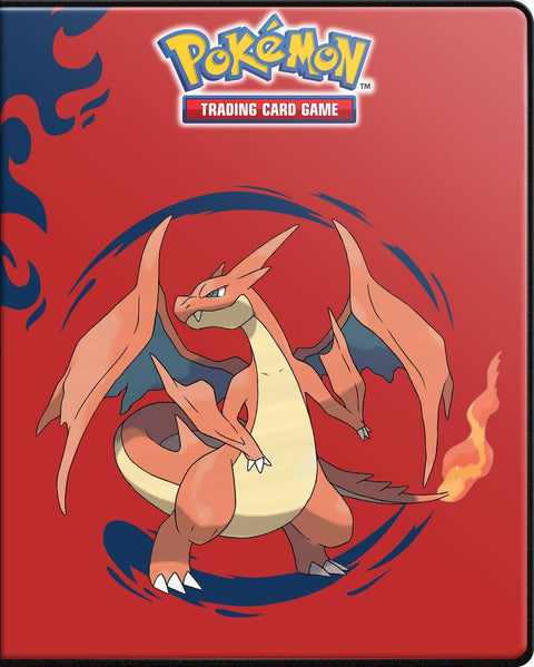Pokémon Mega Charizard X/Y 4 kišenių albumas – iki 80 kortų + 4 didelėms kortoms