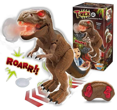 Nuotoliniu valdomas T-Rex dinozauras su dūmais, garsu ir šviesa 21 cm