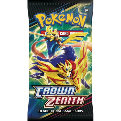 Pokémon Crown Zenith papildymo pakelis 10 kortų (anglų k.)