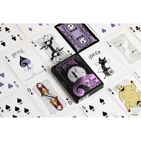Bicycle Nightmare Before Christmas kolekcinės žaidimo kortos – magijai