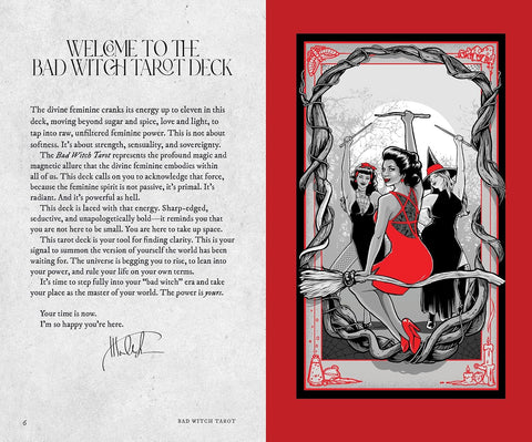 Bad Witch Tarot – 78 taro kortų kaladė su 128 psl. knygele